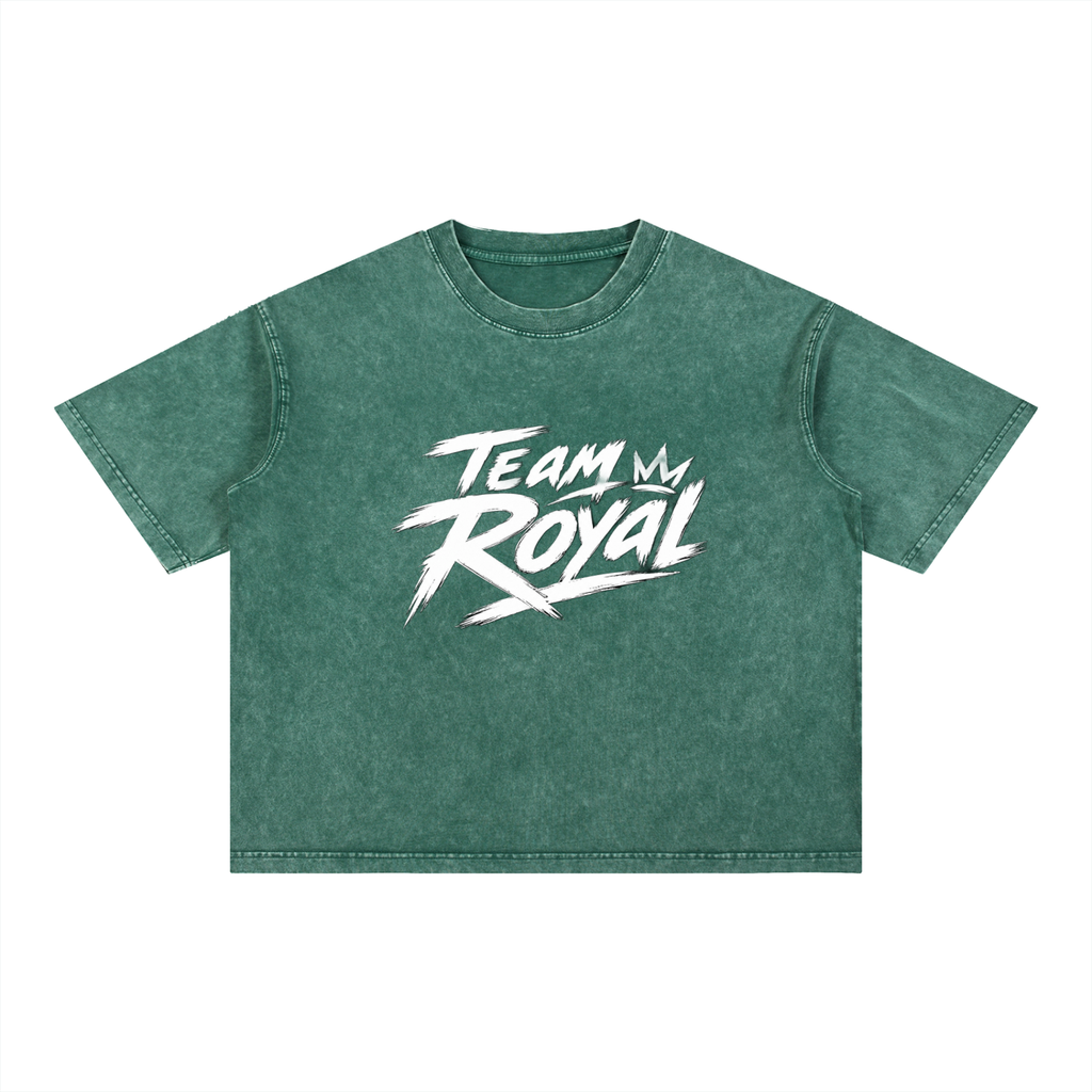 Mineral Wash Boxy Cotton T-Shirt