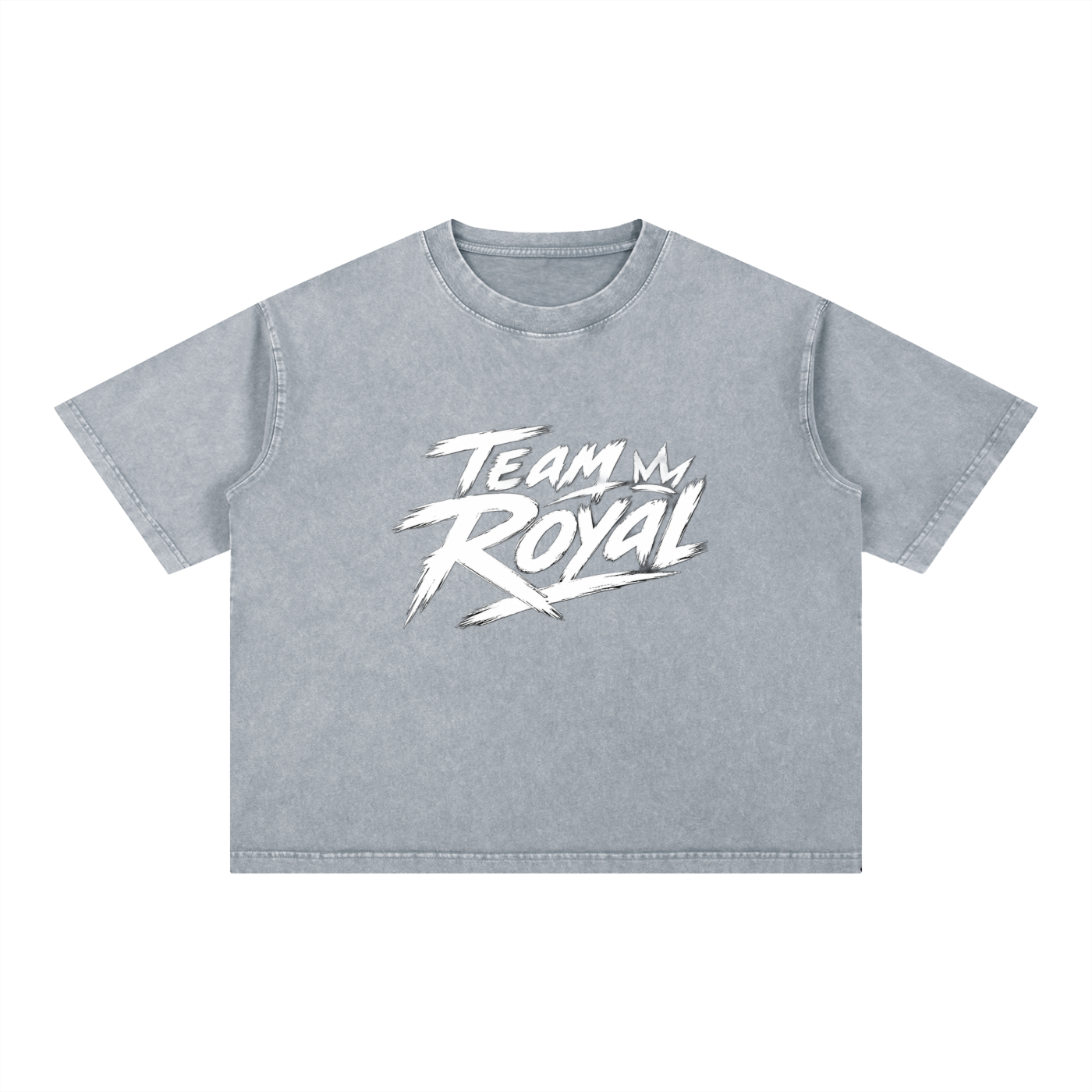 Mineral Wash Boxy Cotton T-Shirt