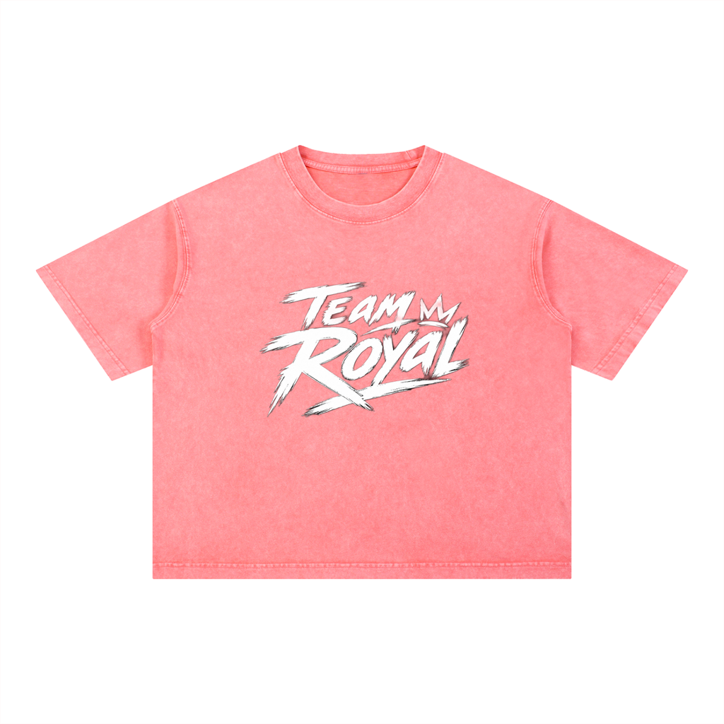 Mineral Wash Boxy Cotton T-Shirt