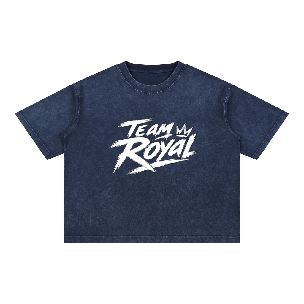Mineral Wash Boxy Cotton T-Shirt