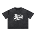 Mineral Wash Boxy Cotton T-Shirt