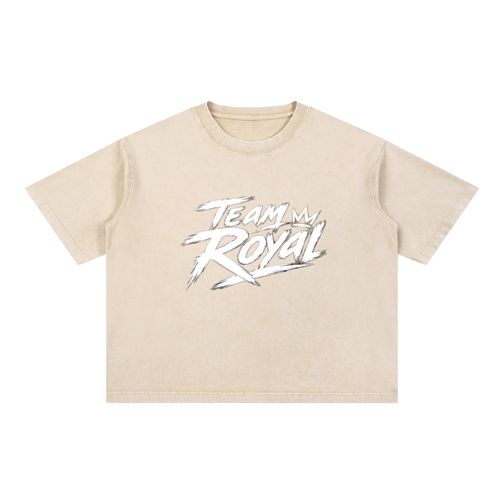 Mineral Wash Boxy Cotton T-Shirt