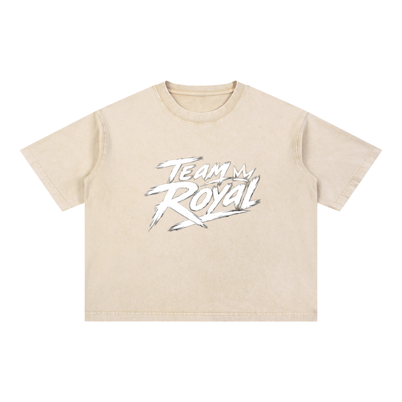 Mineral Wash Boxy Cotton T-Shirt