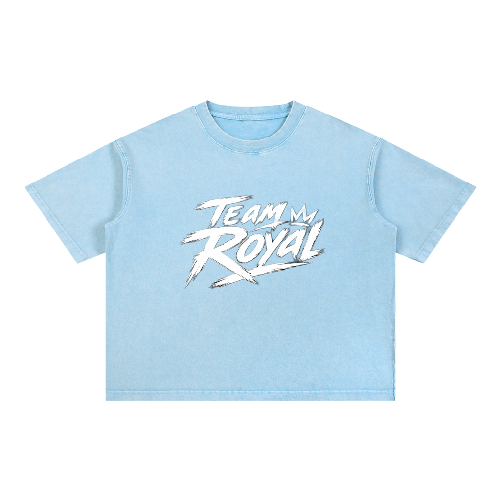Mineral Wash Boxy Cotton T-Shirt